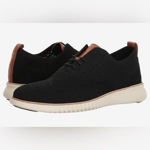 New Cole Haan, 2.Zerogrand Stitchlite Oxford, Men’s Sz 11.5, Black/Ivory